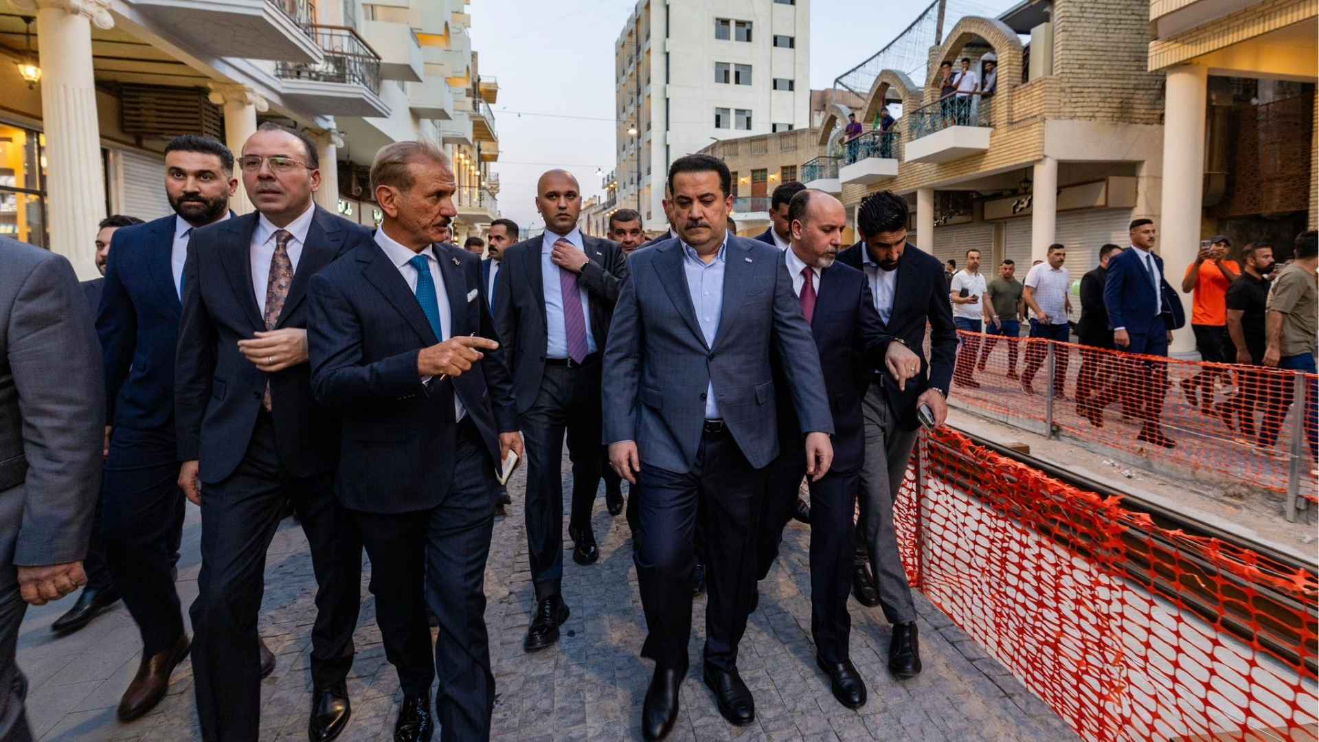 Mr. Wadee Al Handal, Alongside the Iraqi Prime Minister and Other Officials, Inaugurates Historic First Rehabilitated Section of Rashid Street in Baghdad