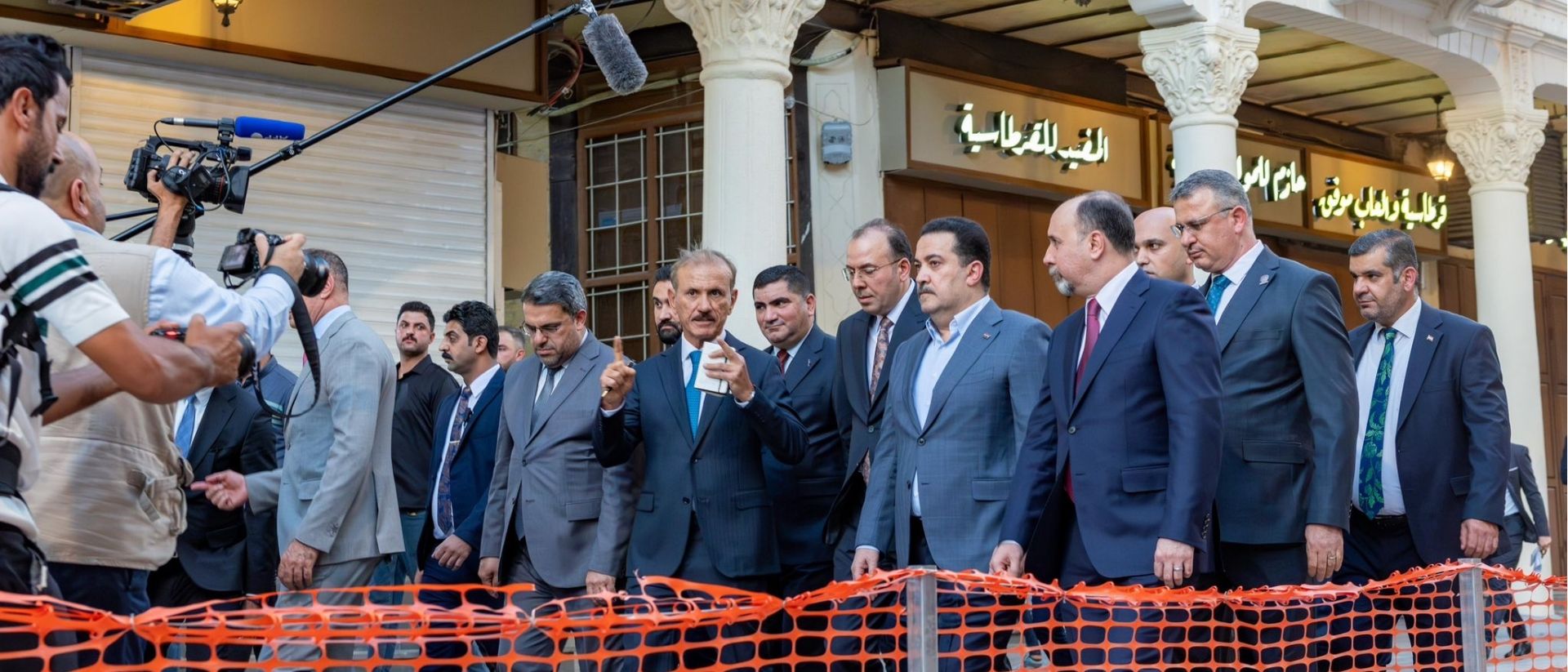 Mr. Wadee Al Handal, Alongside the Iraqi Prime Minister and Other Officials, Inaugurates Historic First Rehabilitated Section of Rashid Street in Baghdad