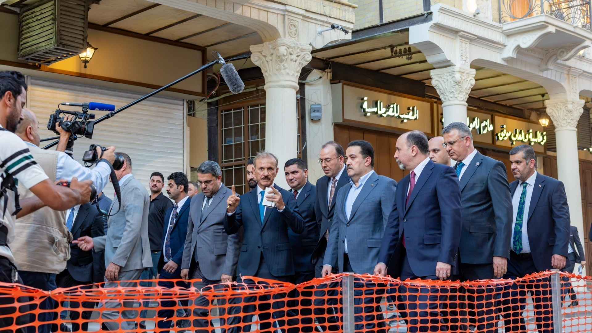 Mr. Wadee Al Handal, Alongside the Iraqi Prime Minister and Other Officials, Inaugurates Historic First Rehabilitated Section of Rashid Street in Baghdad