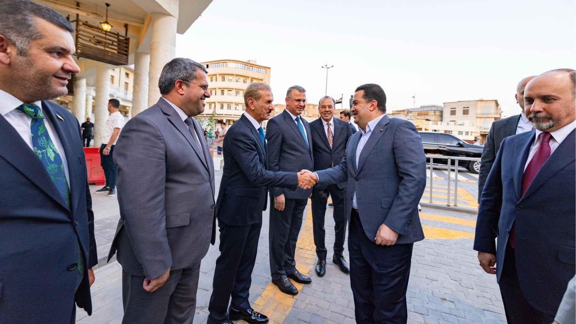 Mr. Wadee Al Handal, Alongside the Iraqi Prime Minister and Other Officials, Inaugurates Historic First Rehabilitated Section of Rashid Street in Baghdad