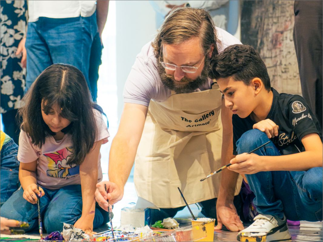 Youthful Creativity Blossoms at The Gallery in Baghdad's Back-to-School Painting Festival with Riyadh Ghanea