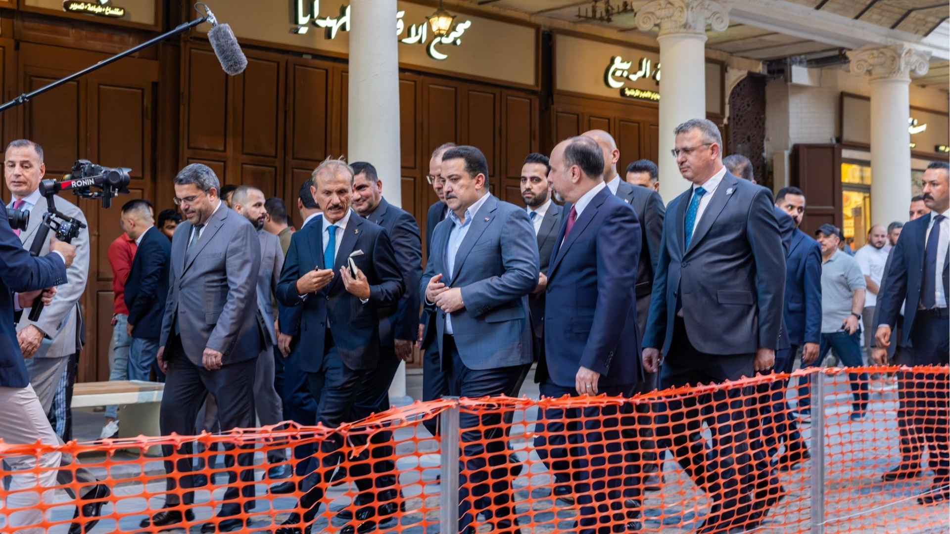 Mr. Wadee Al Handal, Alongside the Iraqi Prime Minister and Other Officials, Inaugurates Historic First Rehabilitated Section of Rashid Street in Baghdad
