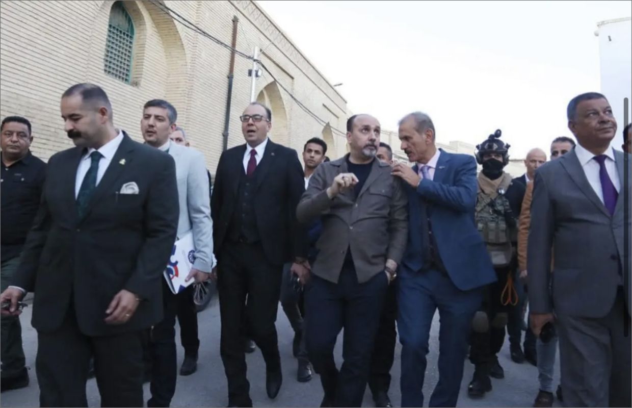 Wadee Al Handal Leads Distinguished Delegation in the Cultural Restoration Initiative of Saray Street in Baghdad
