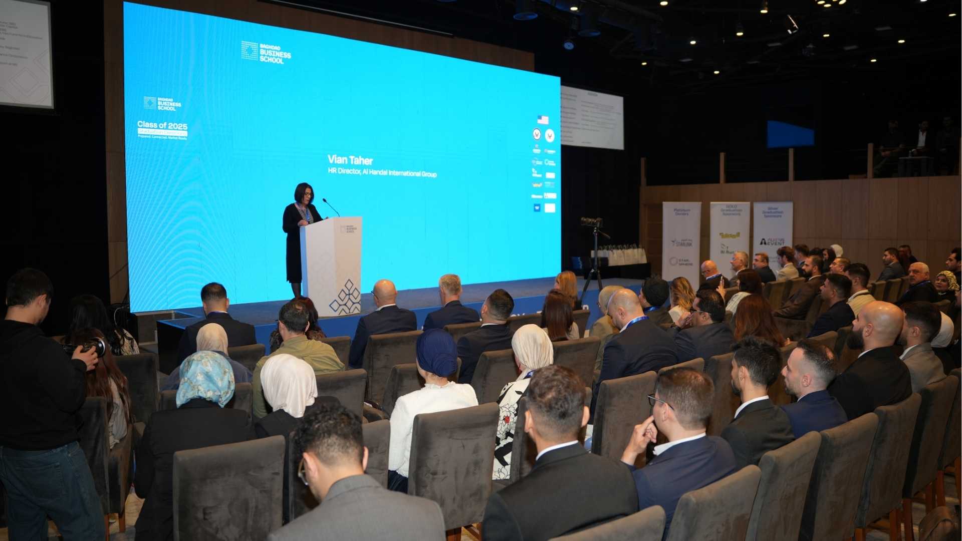 Al Handal International Group Sponsors the Graduation Ceremony of the Fifth Cohort of Baghdad Business School